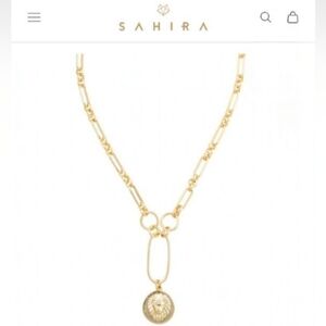 Zoe Lion Medallion Lariat